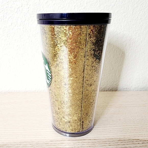 Starbucks Purple/Gold Glitter Tumbler 16oz - Picture 6 of 7